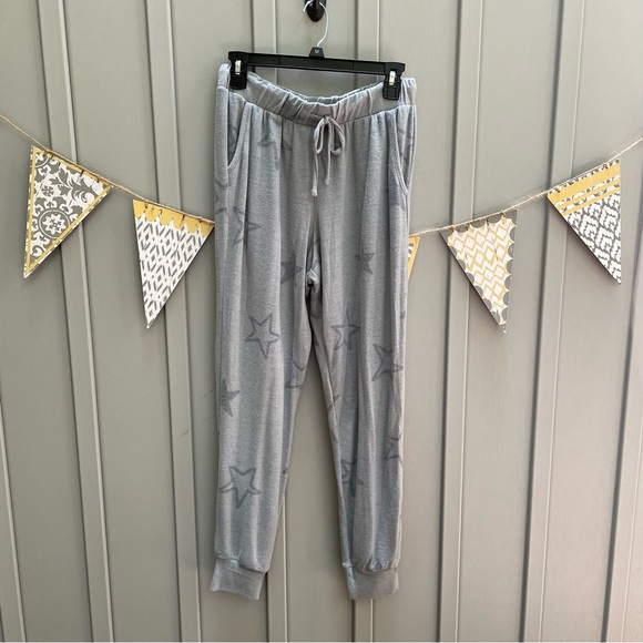 Cozie by Pink Rose Sage Stars Lounge Set Hoodie and Joggers Medium - Picture 5 of 16